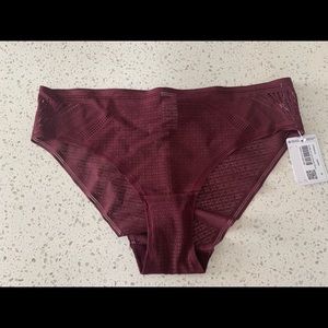 Lululemon Awake to Lace Ckeeky Bikini in Garnet